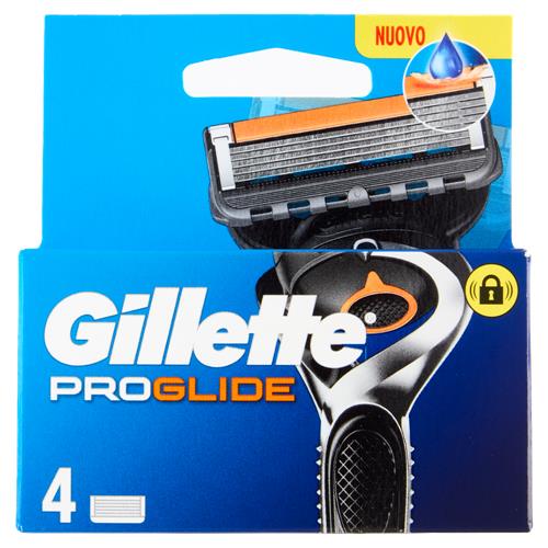 Gillette Proglide Lamette di ricambio per Rasoio da Uomo, 4 Ricariche