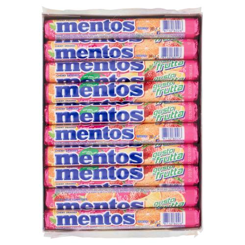 mentos Chewy Dragees gusto frutta 20 x 38 g