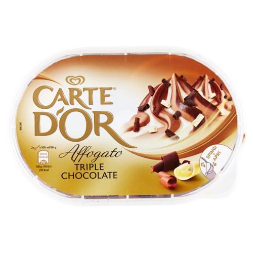 Carte D'Or Affogato triple chocolate 900 ml
