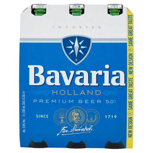 Bavaria Premium Beer 5.0% 3 x 330 mL