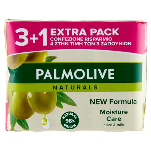 Palmolive sapone solido Naturals Oliva e Latte 4x90 g