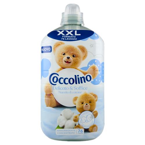 Coccolino Ammorbidente Concentrato Delicato & Soffice Nuvola di cotone 76 Lavaggi 1750 ml