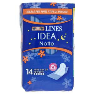 Lines Idea notte con ali ripiegato 14 pz