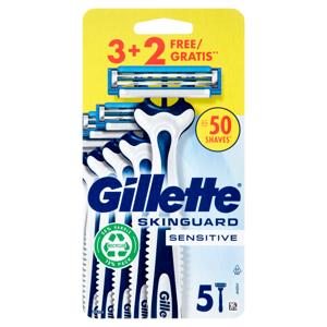 Gillette SkinGuard Sensitive Rasoio da Uomo Usa e Getta ,3 Rasoi + 2 Gratis