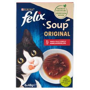 FELIX Soup Original (Manzo, Pollo, Agnello) 6 x 48 g