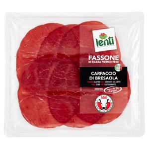 Lenti Fassone di Razza Piemontese Carpaccio di Bresaola 0,070 kg