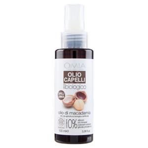 Omia Laboratoires eco biologico Olio Capelli olio di macadamia 100 ml