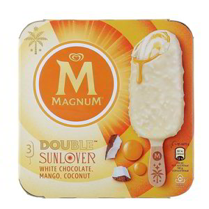 MAGNUM x3 SUNLOVER ALGIDA g255