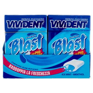 Vivident Fresh Blast Ice Mint Menthol 20 x 30 g