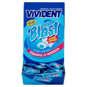 Vivident Fresh Blast Ice Mint - Menthol 200 pz