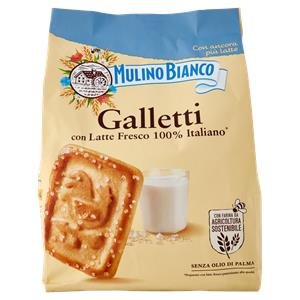 Mulino Bianco Galletti Biscotti con Latte Fresco 100% Italiano 800g