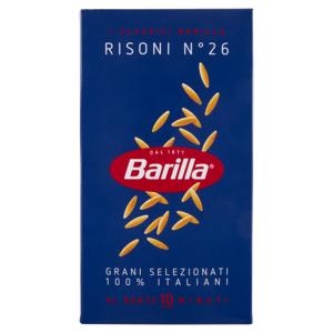 Barilla Pasta Risoni n.26 100% Grano Italiano 500 g