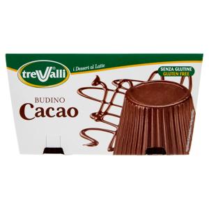 treValli i Dessert al Latte Budino Cacao 2 x 100 g