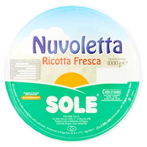 Sole Nuvoletta Ricotta Fresca 1000 g