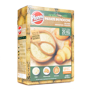 Pfanni Patate in Fiocchi per Purè, Impanature, Gnocchi 4 Kg