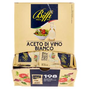 Biffi La Linea Professionale Aceto di Vino Bianco Bustine 198 x 5 ml