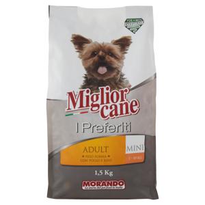 Migliorcane I Preferiti Adult Mini 1-10 Kg Peso Forma con Pollo e Riso 1,5 Kg