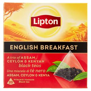 Lipton English Breakfast 20 Pyramid Teabags 46 g