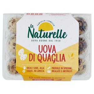 le Naturelle 12 Uova Fresche di Quaglia