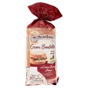 Mulino Bianco Gran Bauletto Pane con Grano Tenero e Farro 500g