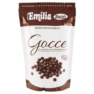 Zàini Emilia Gocce di Cioccolato Fondente Extra 1000 g