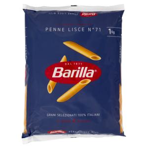 Barilla Pasta Penne Lisce n.71 100% Grano Italiano CELLO 1Kg