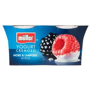 müller Yogurt Cremoso More & Lamponi in Pezzi 2 x 125 g