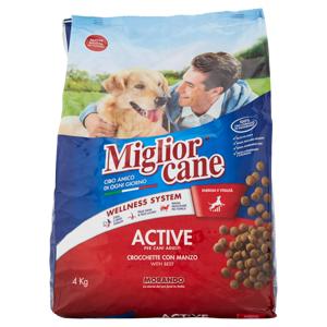 Migliorcane Active Crocchette con Manzo 4 kg