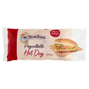 Mulino Bianco Pagnottelle Hot Dog Pane Ideale per Panini 5 pezzi 270g