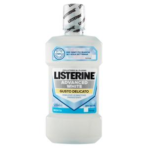 Listerine Advanced White Gusto Delicato Menta 500 ml