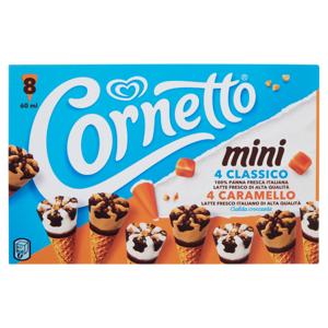 Cornetto Algida mini 4 Classico 4 Caramello 8 Gelati 288 g