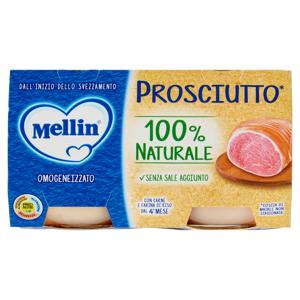 Mellin Prosciutto* 100% Naturale Omogeneizzato 2 x 120 g