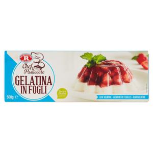F.lli Rebecchi Valtrebbia Chef & Pasticcere Gelatina in Fogli 500 g