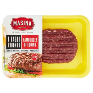 Masina I Tagli Pronti Hamburger di Equino 220 g