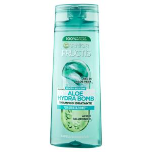 Garnier Fructis Shampoo Aloe Hydra Bomb, shampoo idratante per capelli disidratati, 250 ml