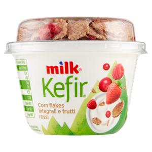 Milk Kefir Corn flakes integrali e frutti rossi 160 g