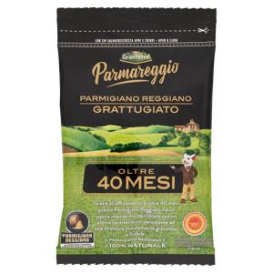 Parmareggio Parmigiano Reggiano DOP Grattugiato Oltre 40 Mesi 50 g