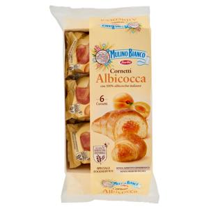 Mulino Bianco Cornetti Albicocca senza Additivi Conservanti Merenda Food Service 6pzx50g