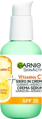 Garnier Siero in Crema Vitamina C, Illuminante e Idratante, Per Pelli Spente e Non Uniformi, 50ml