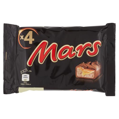 Mars Barretta Snack al Cioccolato al Latte con Caramello x3 135 g
