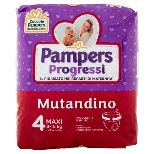 Pampers Progressi Mutandino Maxi 19 pz