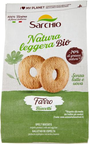 Sarchio Natura leggera Bio Farro Biscotti 250 g