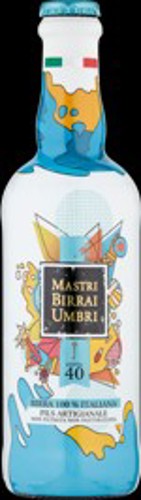 Mastri Birrai Umbri Cotta 40 Birra 100% Italiana Pils Artigianale 500 ml