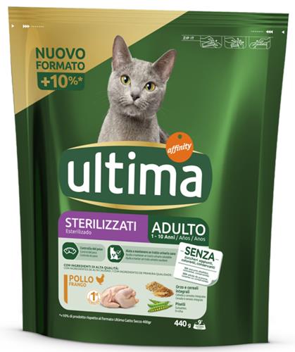 ultima Cat Sterilizzati Adulto 1-10 Anni Pollo 440 g