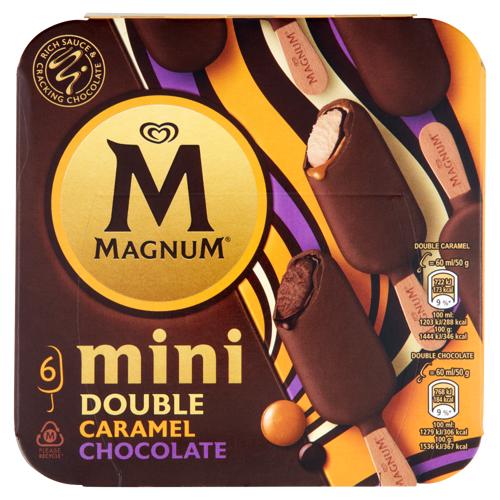 Magnum mini Double Caramel Chocolate 6 x 47,5 g