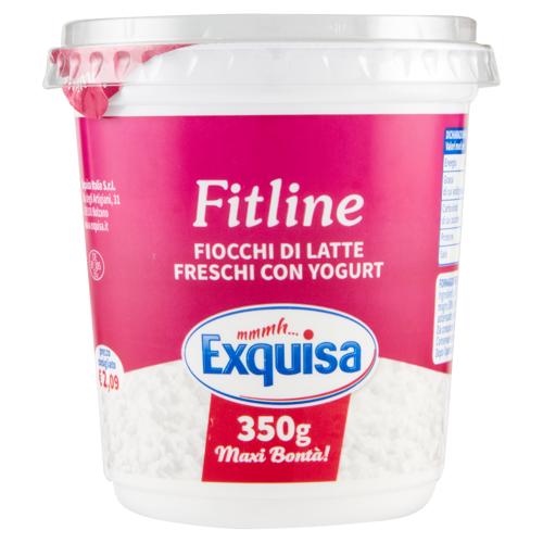 Exquisa Fitline Fiocchi di Latte Freschi con Yogurt 350 g