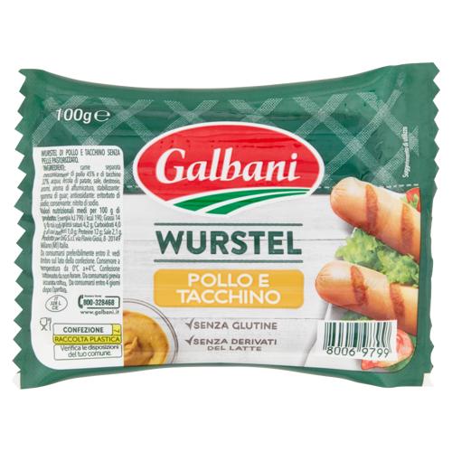Galbani Wurstel Pollo e Tacchino 100 g