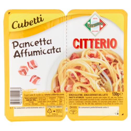 Citterio Cubetti Pancetta Affumicata 130 g
