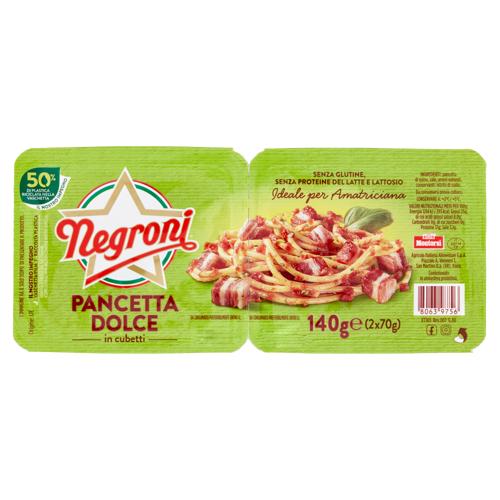 Negroni Pancetta Dolce in cubetti 2 x 70 g