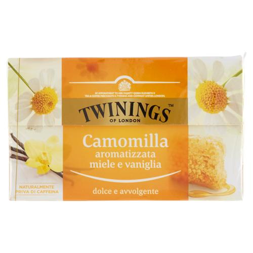 Twinings Camomilla Aromatizzata Miele e Vaniglia 20 x 1,5 g